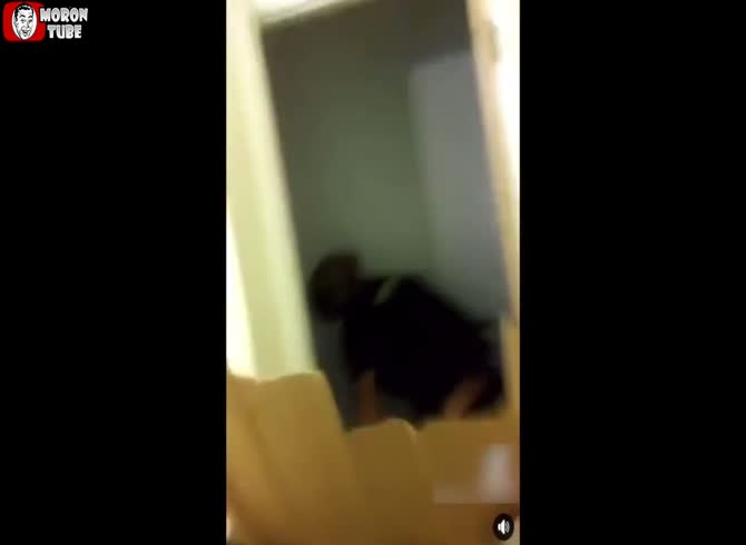 Video :Her husband smashes down the bathroom door when she wants to be by herself!
